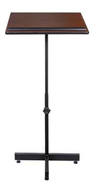 Podium Mahogany Adjustable Height