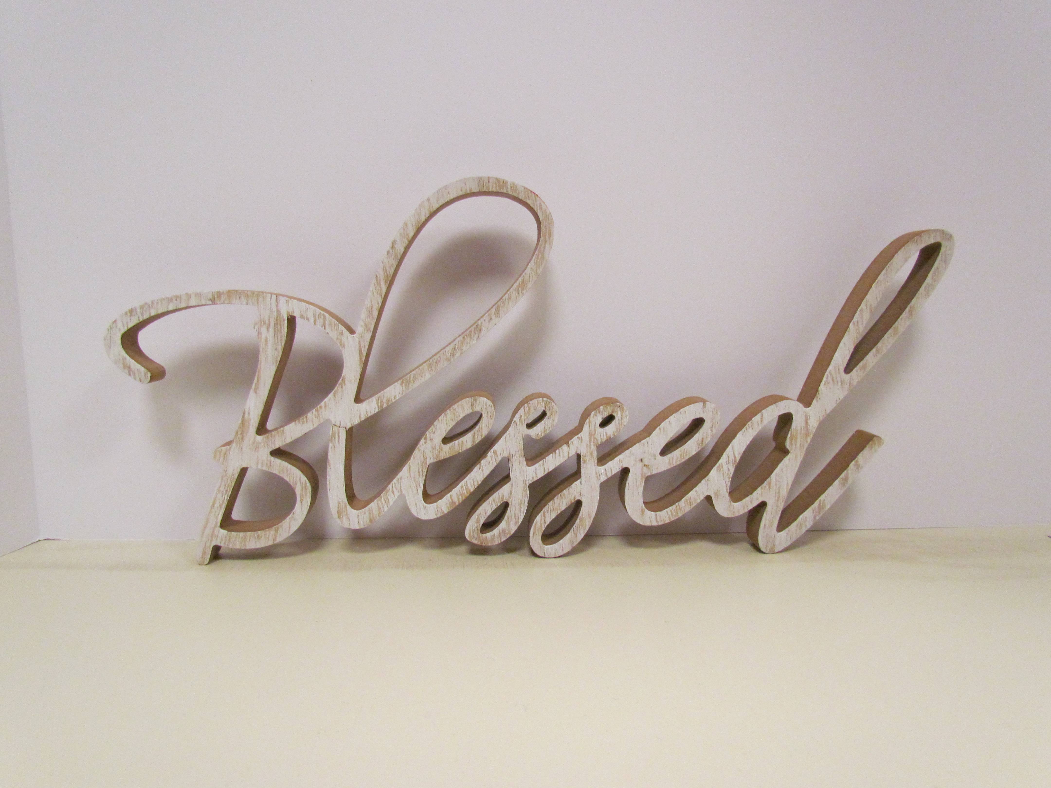 3D Blessed Sign