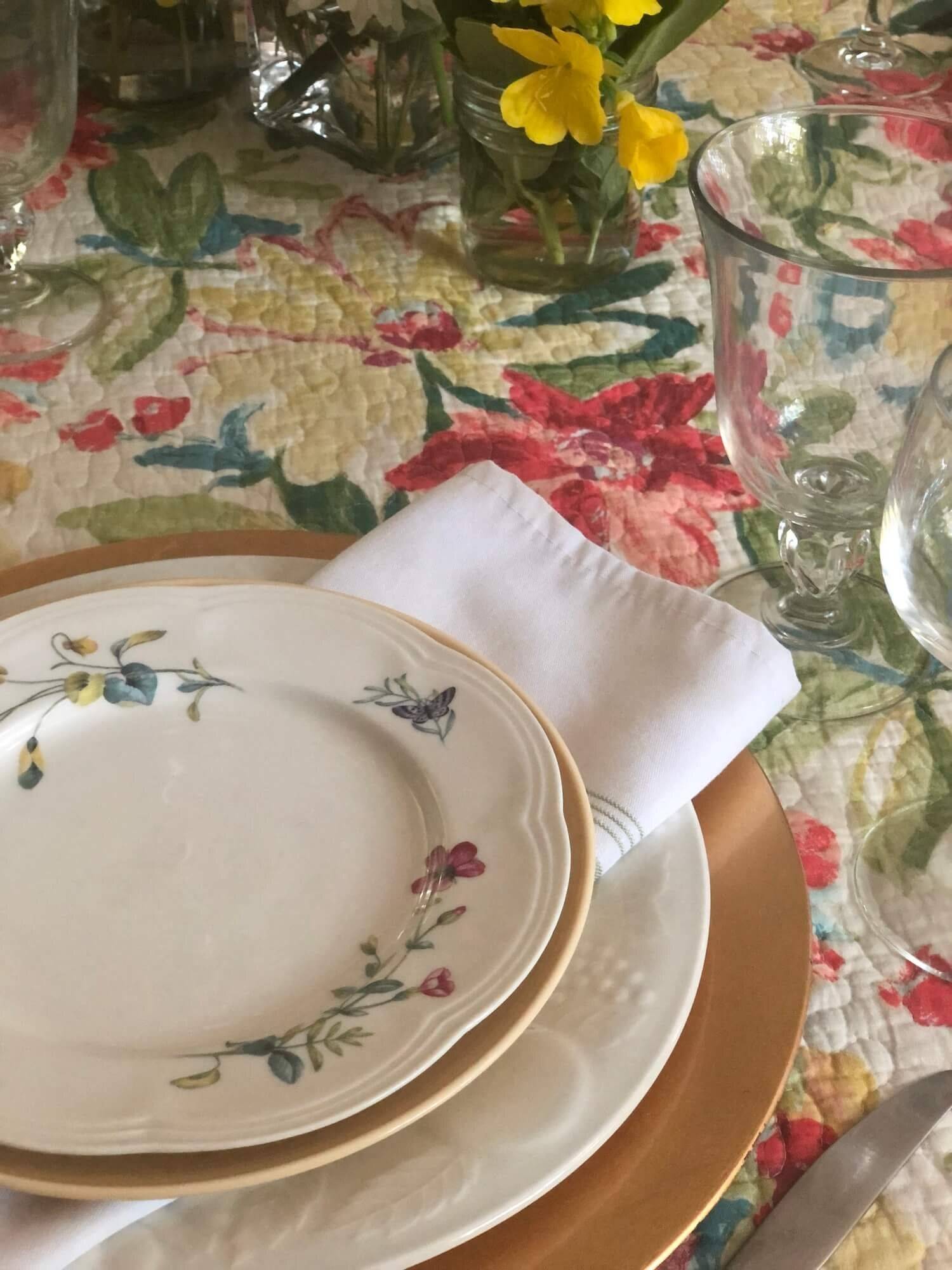 Mismatched Salad Plates