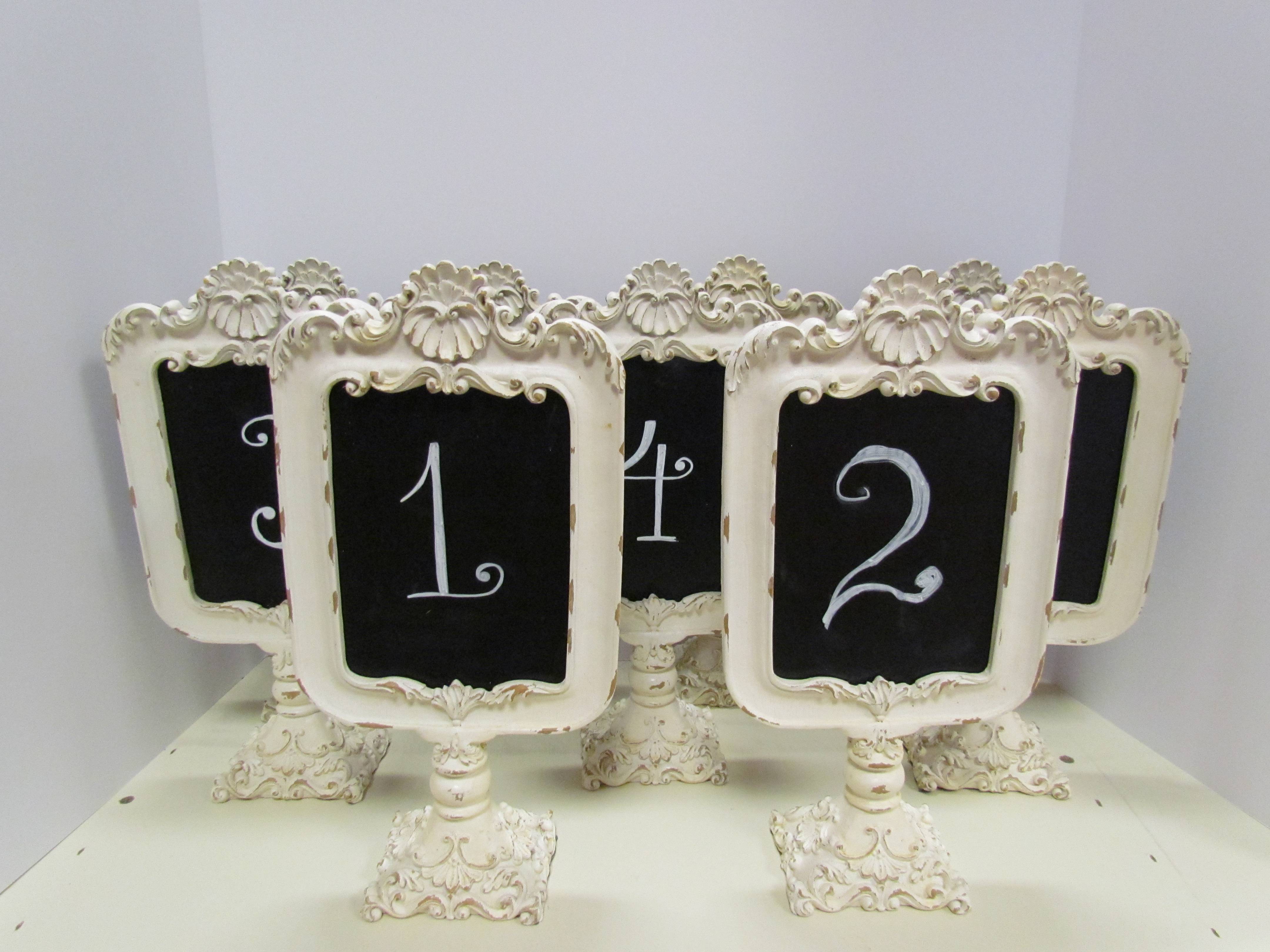 Victorian Table Numbers (Set of 9)