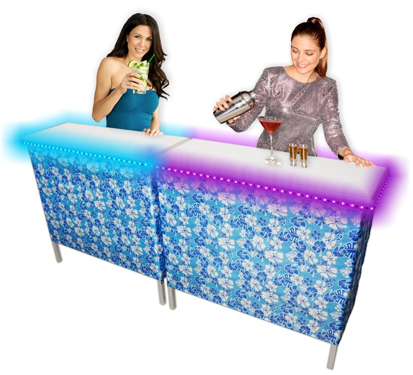 2 Party Bar w/LED Lighting