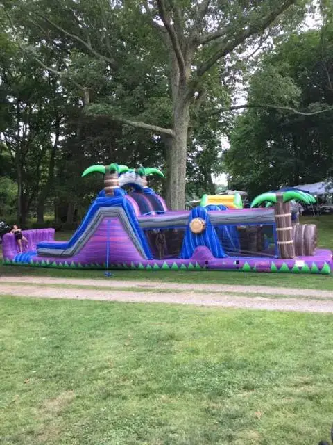 47' Dual Lane Purple Crush Obstacle Course