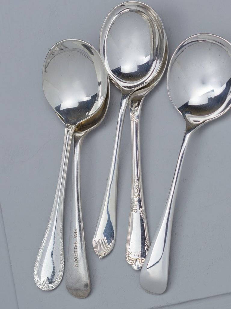 Mismatched Soup Spoons