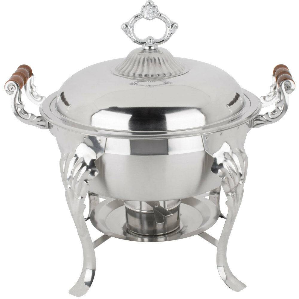 5 QT Half Size Crown Round Catering Chafer