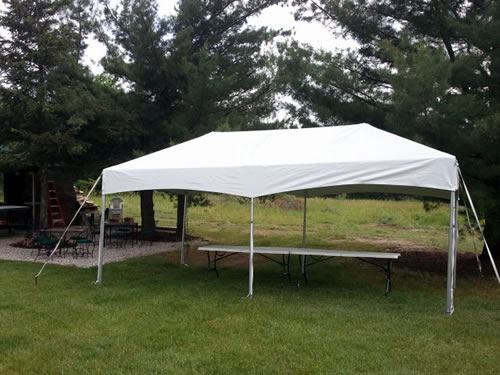 10x20 Fan Back Tent Package 20